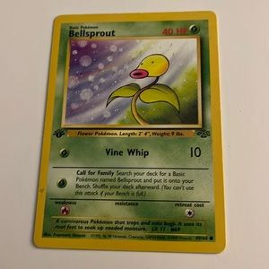 Bellsprout First Edition Pokemon Card